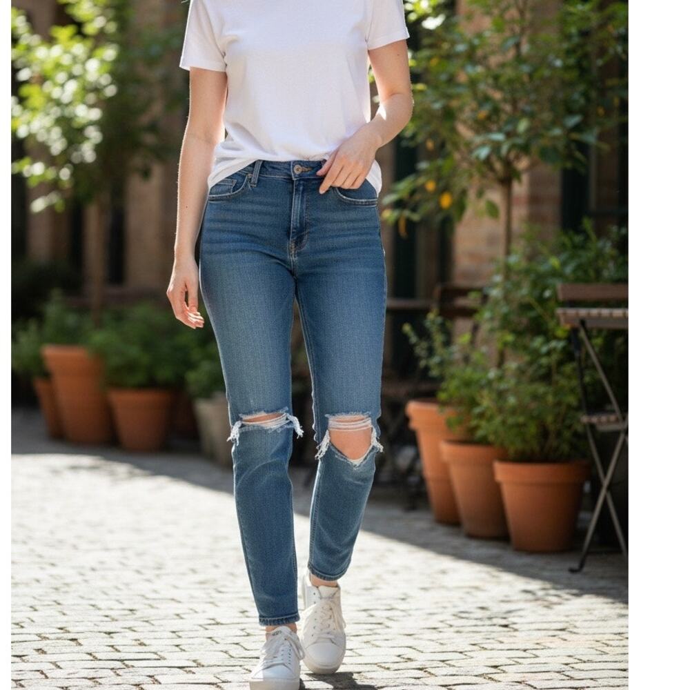 AGOLDE Distressed Straight Jeans sz 32